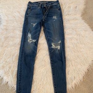 super stretch hi-rise jegging